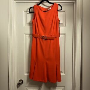 Calvin Klein fitted kick dress
